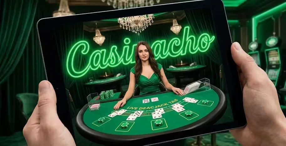 Casinacho emblem showcasing a striking emblem coiled around a casino token with cascading gold coins, evoking powerful reels, major victories and upscale gaming intensity